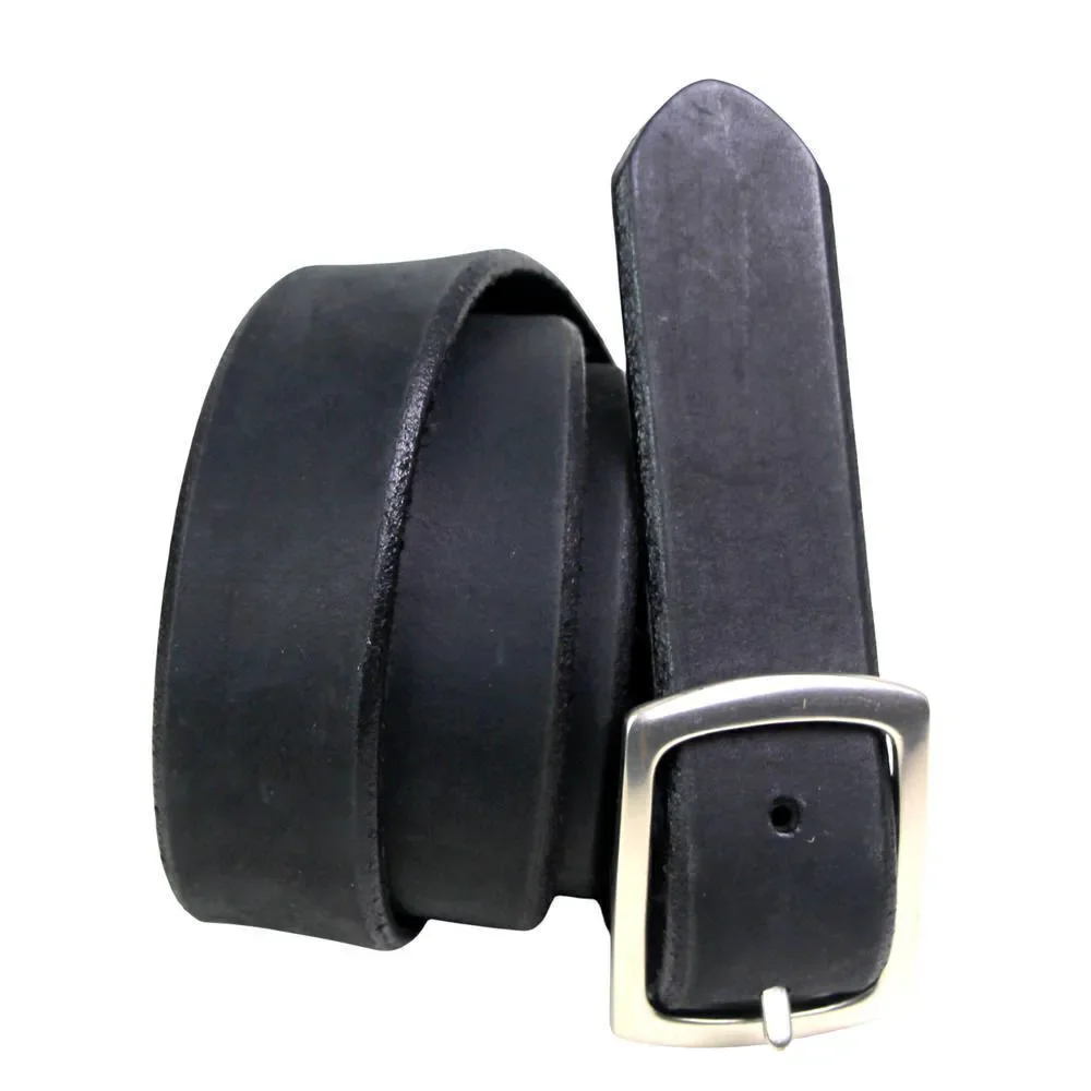 REI BLACK GENUINE LEATHER 1 1/4